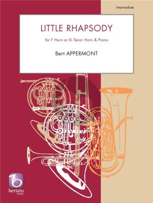 Appermont Little Rhapsody for Horn [F] and Piano