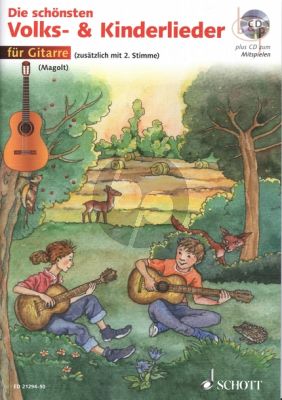 Die Schonsten Volks- und Kinderlieder (1 - 2 Guitars)