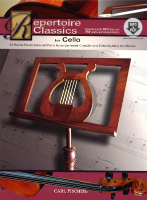 Album Repertoire Classics - 23 Recital Pieces for Cello Book with Audio Online (edited by Mary Ann Ramos)Repertoire Classics - 23 Recital Pieces for Cello Book with Audio Online (edited by Mary Ann Ramos)