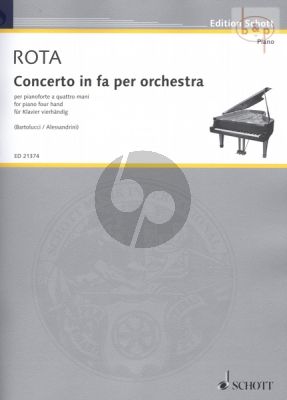 Concerto in F per Orchestra arr. for Piano 4 Hands by the Composer