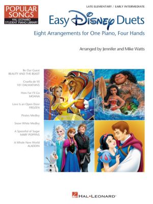 Easy Disney Duets Piano 4 hds. (arr. Jennifer and Mike Watts)