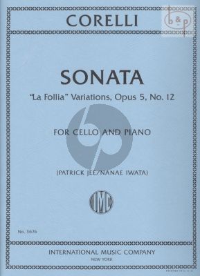 Sonata Op.5 No.12 "La Follia Variations"