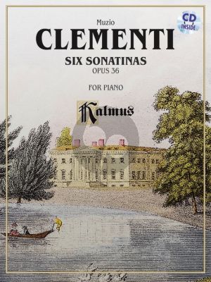 Clementi 6 Sonatinas Op.36 Piano Book with Cd