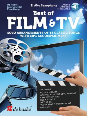 Best of Film & TV for Alto Saxophone (Solo Arrangements of 14 Classic Songs) (Book with Audio online) (grade 3)