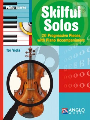 Sparke Skilful Solos for Viola and Piano (bk-Cd) (intermediate level)