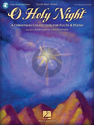O Holy Night Flute-Piano (Book with Audio online)