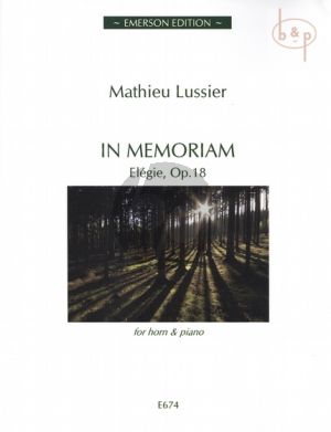 In Memoriam (Elegie) Op.18