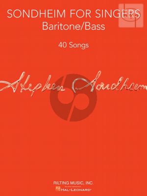 Sondheim for Singers for Baritone / Bass (40 Songs)