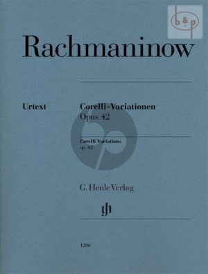 Corelli Variations Op.42 Piano (edited by Norbert Gertsch)