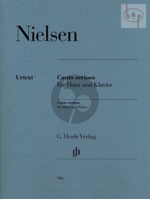 Nielsen Canto Serioso (Horn[F]-Piano) (edited by Dominik Rahmer) (Henle-Urtext)