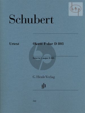 Octet F-major D.803 (Clar.[Bb]-Bsn.-Horn[F]- 2 Vi.-Va.-Vc.-Bass) (Parts)