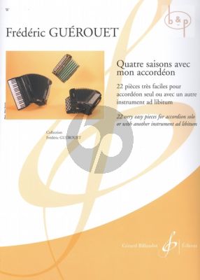 4 Saisons avec mon Accordeon (22 Pieces) (Solo or with an instrument opt.)