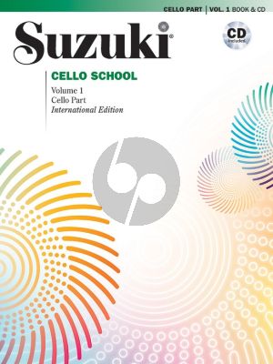 Suzuki Cello School Vol.1 Cello Part International Edition Book with Cd