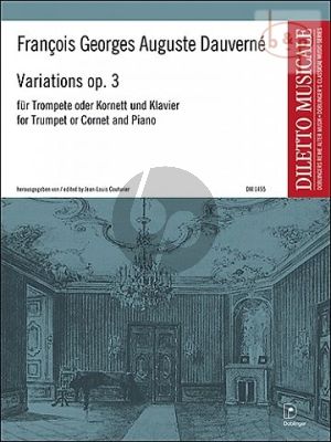 Dauverne Variations Op.3 (Trumpet[C][Cornet]-Piano) (edited by Jean-Luois Couturier)