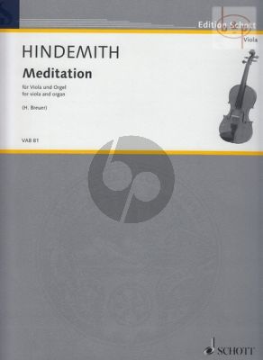 Meditation (aus Tanzspiel "Nobilissima Visione")