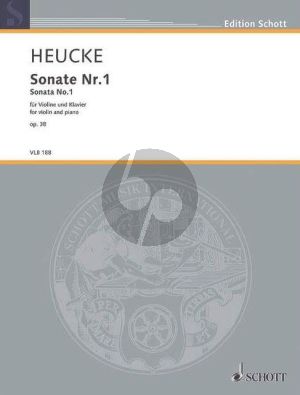 Heucke Sonata No.1 Op. 38 for Violin and Piano (2000)