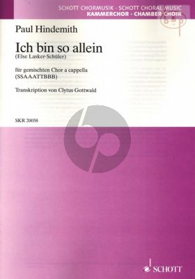 Ich bin so allein (Else Lasker-Schuler)