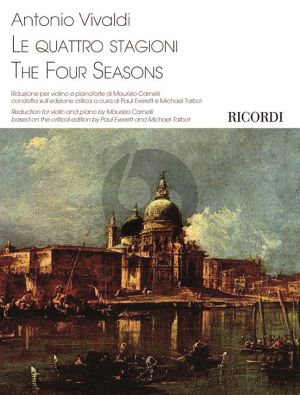 Vivaldi 4 Stagioni - The Four Seasons Op. 8 Violin and Piano (piano reduction by Maurizio Carnelli) (edited by Paul Everett)