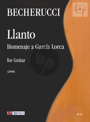 Llanto. Homenaje a Garcia Lorca