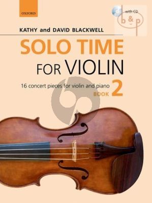 Solo Time for Violin Vol.2 - 16 Concert Pieces for Violin and Piano Book with Cd