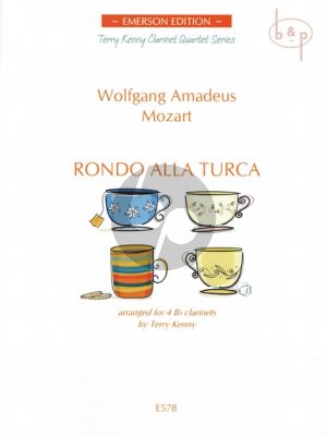 Rondo alla Turca 4 Clarinets(Bb) Score/Parts