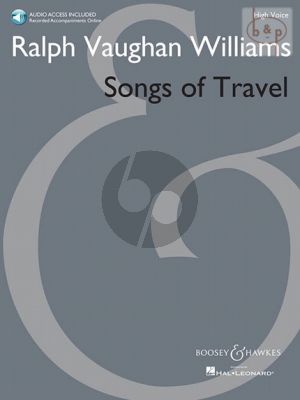 Vaughan Williams Songs of Travel (High Voice-Piano) (with Audio online of the Piano Accomp.)