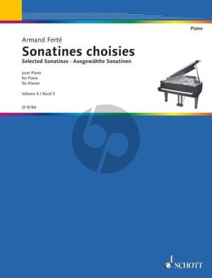 Sonatines Choisies Vol. 3 Piano (Armand Ferte)