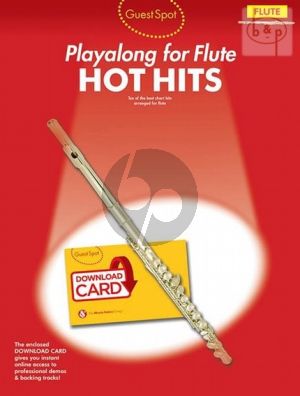 Guest Spot Hot Hits Playalong for Flute Book with Audio Online