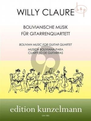 Bolivianische Musik fur 4 Gitarren