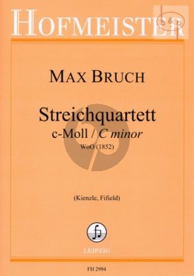 String Quartet c-minor WoO (1852) Score and Parts