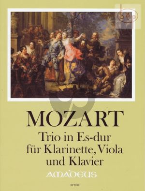 Trio E-flat major KV 498 (Kegelstatt Trio) (Clarinet-Viola-Piano)