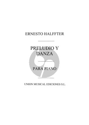 Halffter Preludio y Danza Piano solo