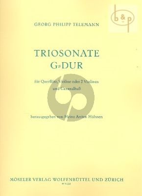 Triosonate G-dur (Flute[Vi.]-Violin-Bc)