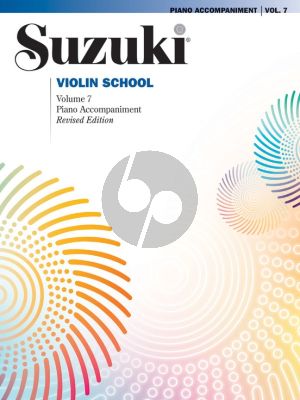 Suzuki Violin School vol.7 Piano Accompaniment (Revised Ed.)
