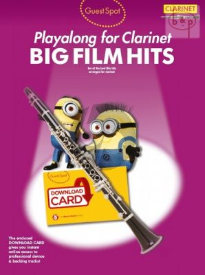 Guest Spot Playalong Big Film Hits for Clarinet