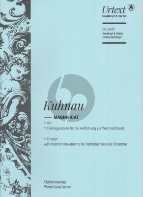 Kuhnau Magnificat C-dur SSATB mit Soli-Orchester Klavierauszug (David Erler)