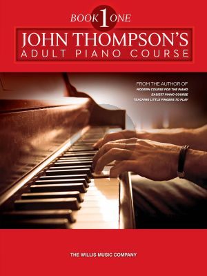 Thompson Adult Piano Course Vol.1 Book with Audio Online Download Card