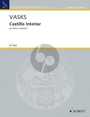 Vasks Castillo Interior (2013) Violin and Violoncello (Score/Parts)
