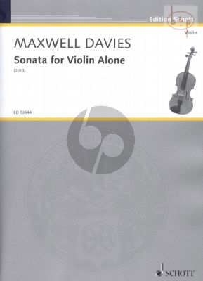 Sonata Op. 324 for Violin alone (2013)