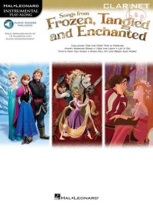Songs from Frozen-Tangled and Enchanted Clarinet Book with Audio Online