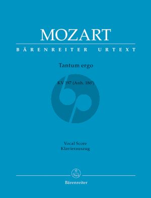 Mozart Tantum ergo KV197 (Anh. 186e) SATB-Orchester Klavierauszug (ed. Helmutt Federhofer) (Barenreiter-Urtext)