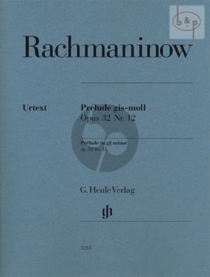 Prelude G-sharp minor Op.32 No.12 Piano (edited by Dominik Rahmer)