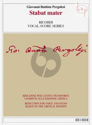 Stabat Mater (Soli-Choir-Orch.) (Vocal Score)