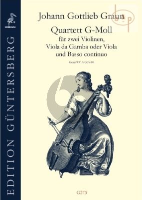 Quartet g-minor Graun WV Av:XIV:10 (2 Vi.- Viola da G.[Va.]-Bc)