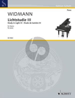 Widmann Lichtstudie III for Piano (Study in Light) (2002)