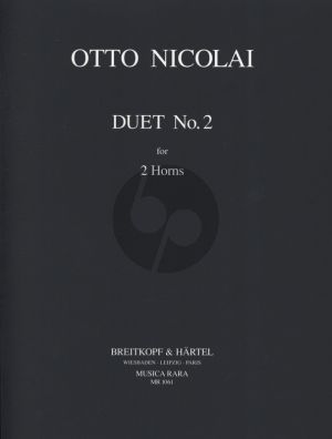 Nicolai Duet No.2 2 Horns (Kurt Janetzky)