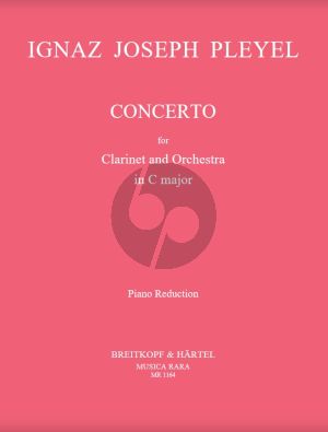 Pleyel Concerto C-major BEN 106 Clarinet and Piano (edited by Georgina Dobree)