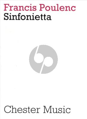 Poulenc Sinfonietta - An orchestral work in four movements written in 1947 Study Score