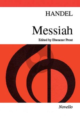 Handel Messiah (Edited by Ebenezer Prout) Vocal Score (Novello)