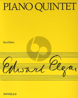 Elgar Piano Quintet Op.84 Piano-2 Vi.-Va.-Vc. (Score/Parts)